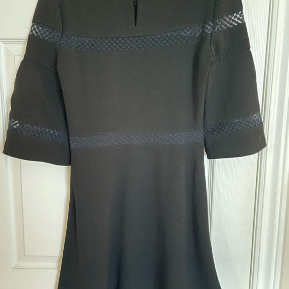 MAJE | Black Dress | Bell Sleeve | Size 2 - Picture 10 of 11